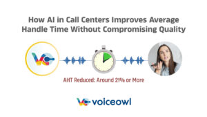 Learn how AI in call centers reduce Average Handle Time while maintaining high-quality, empathetic customer service in call center automation.